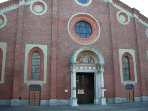 【最後の晩餐】が描かれたサンタ・マリア・デッレ・グラツィエ教会