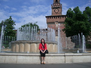 15世紀の君主の居城スフォルツェスコ城