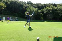 ゴルフ日和です